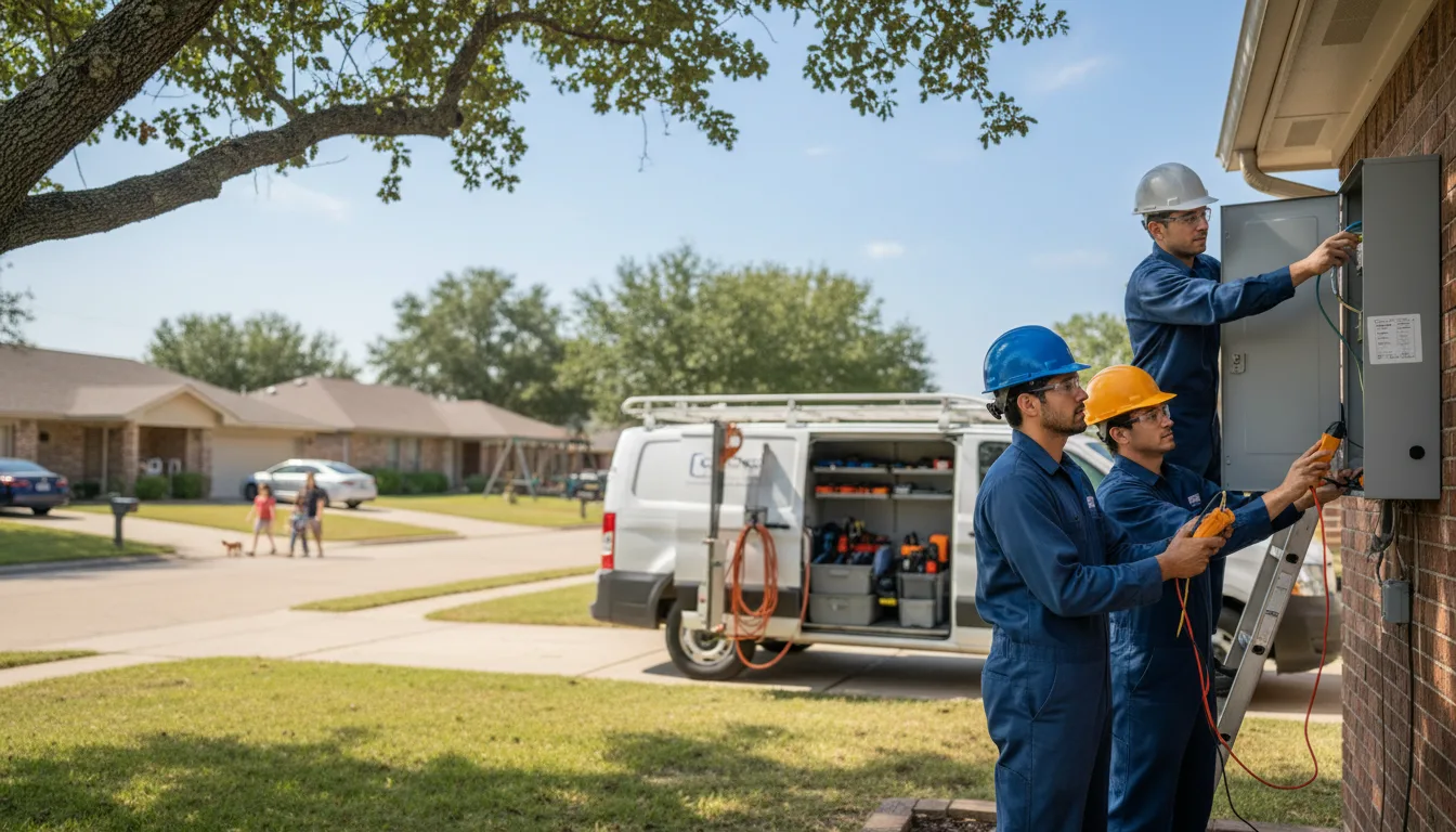 Certified electrician providing emergency electrical services in Chapman, NE